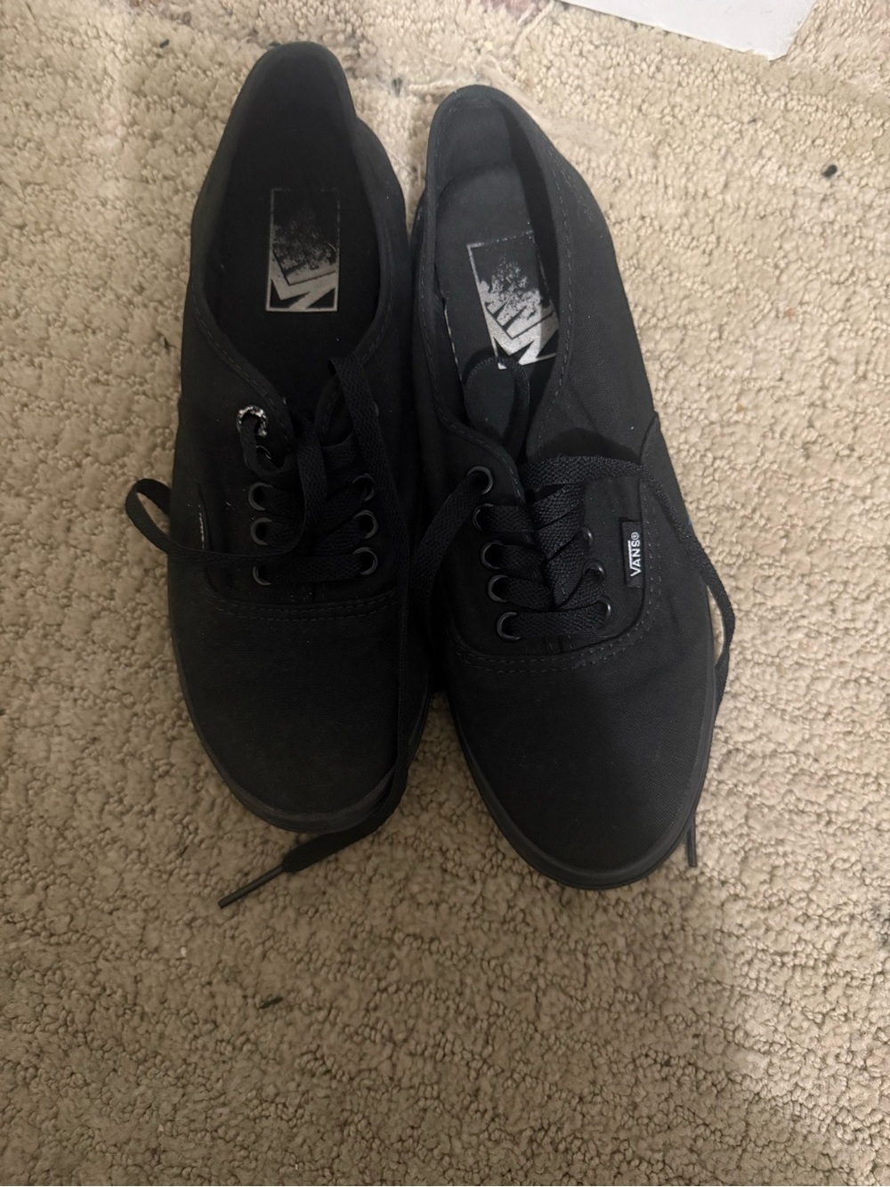 Vans Classic Canvas Low-Top Sneakers - Black